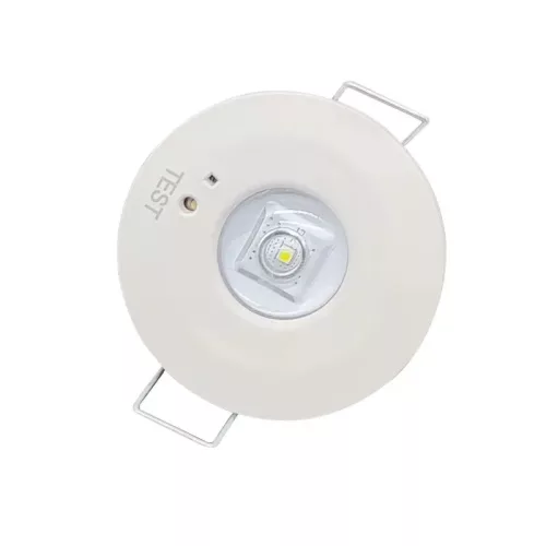 LED vészvilágítás 1,2W 3h IP20, hideg fehér 6000K, Ø50x23 mm - LEL501