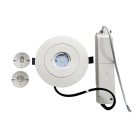 LED vészvilágítás 3W 3h IP20, hideg fehér 6000K, Ø145x34 mm - LEL502