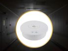 LED vészvilágítás 2W 3h IP65, hideg fehér 6000K, Ø155x46 mm - LEL601
