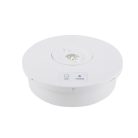 LED vészvilágítás 2W 3h IP65, hideg fehér 6000K, Ø155x46 mm - LEL601