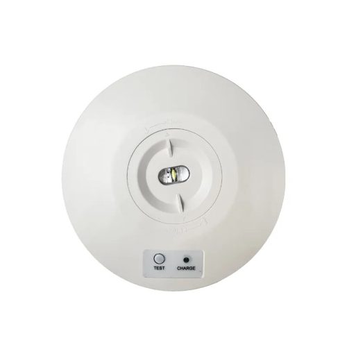 LED vészvilágítás 2W 3h IP65, hideg fehér 6000K, Ø155x46 mm - LEL601