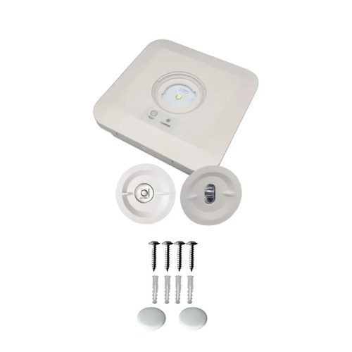 LED vészvilágítás 2W 3h IP65, hideg fehér 6000K - LEL602