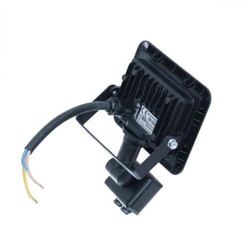 LED reflektor 10W, 800 lm, 4000K semleges fehér, PIR érzékelő, IP44, fekete - LF0021S