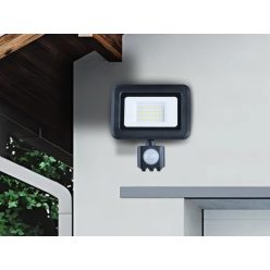   LED reflektor PIR érzékelővel 20W, 1600 lm, 4000K, IP44, fekete - LF0022S