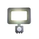 LED reflektor PIR érzékelővel 20W, 1600 lm, 4000K, IP44, fekete - LF0022S