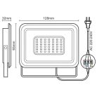 LED reflektor 20W, 1600 lm, 4000K semleges fehér, IP65, alumínium LF0022