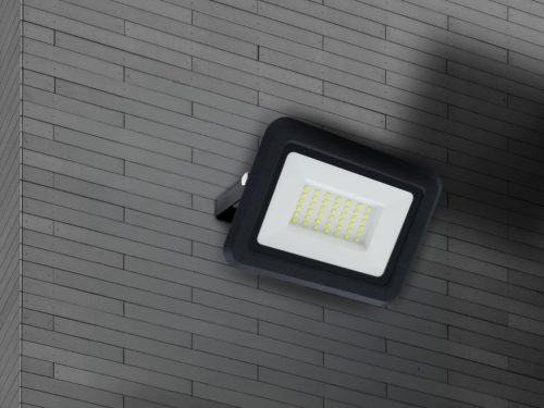 LED reflektor 30W fekete IP65 4000K 154x114x36mm - LF0023