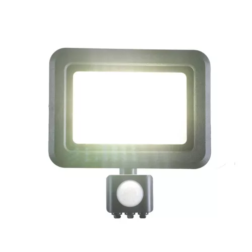 LED reflektor 30W 2400lm 4000K IP44 PIR mozgásérzékelővel - LF0023S