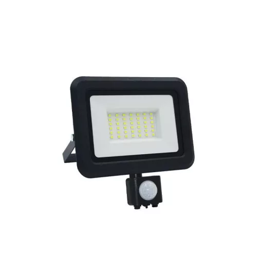 LED reflektor 30W 2400lm 4000K IP44 PIR mozgásérzékelővel - LF0023S