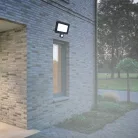 LED reflektor érzékelővel 50W, 4000 lm, 4000K semleges fehér, IP44, fekete, 185x188x51 mm - LF0024S