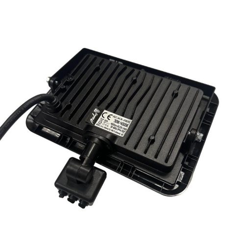 LED reflektor érzékelővel 50W, 4000 lm, 4000K semleges fehér, IP44, fekete, 185x188x51 mm - LF0024S