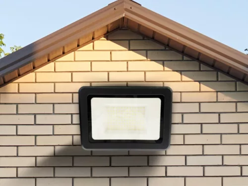 LED reflektor 100W, 8000 lm, 4000K semleges fehér, IP65, fekete, 195x38x275 mm - LF0025