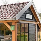 LED reflektor 100W, 8000 lm, 4000K semleges fehér, IP65, fekete, 195x38x275 mm - LF0025