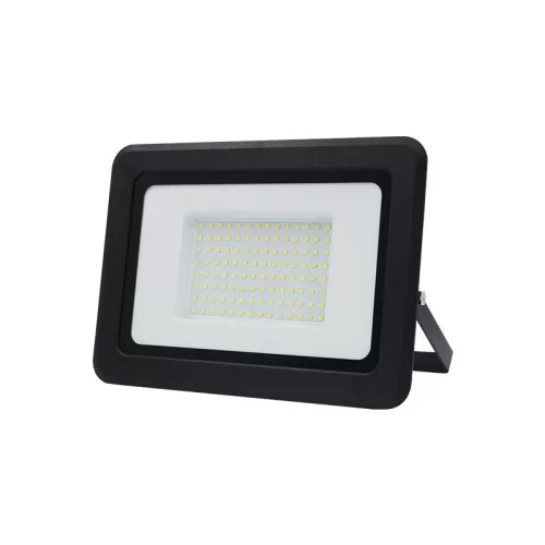 LED reflektor 100W, 8000 lm, 4000K semleges fehér, IP65, fekete, 195x38x275 mm - LF0025