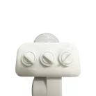 LED reflektor érzékelővel 20W, 1600 lm, 4000K semleges fehér, IP44, fehér, 128x149x41 mm - LF0122S