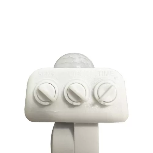 LED reflektor érzékelővel 20W, 1600 lm, 4000K semleges fehér, IP44, fehér, 128x149x41 mm - LF0122S