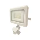 LED reflektor érzékelővel 20W, 1600 lm, 4000K semleges fehér, IP44, fehér, 128x149x41 mm - LF0122S