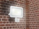 LED reflektor érzékelővel 20W, 1600 lm, 4000K semleges fehér, IP44, fehér, 128x149x41 mm - LF0122S