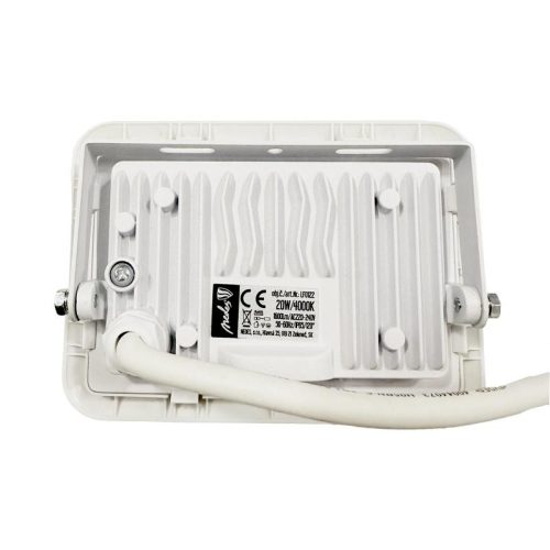 LED reflektor 20W, 1600 lm, 4000K semleges fehér, IP65, fehér, 128x93x32 mm - LF0122