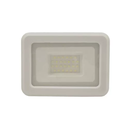 LED reflektor 20W, 1600 lm, 4000K semleges fehér, IP65, fehér, 128x93x32 mm - LF0122