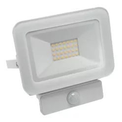   LED kültéri reflektor 20W, 1800Lm, 4000K, IP65, mozgásérzékelővel, fehér - LF2122S