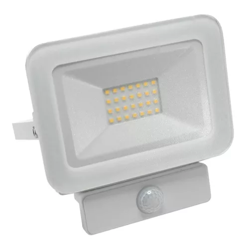 LED kültéri reflektor 20W, 1800Lm, 4000K, IP65, mozgásérzékelővel, fehér - LF2122S