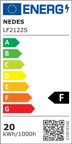 LED kültéri reflektor 20W, 1800Lm, 4000K, IP65, mozgásérzékelővel, fehér - LF2122S