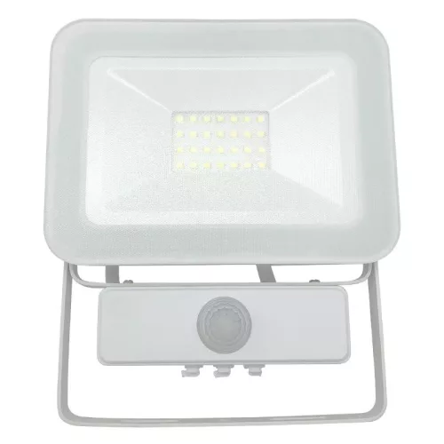 LED kültéri reflektor 20W, 1800Lm, 4000K, IP65, mozgásérzékelővel, fehér - LF2122S