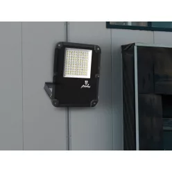   LED reflektor 50W, 7500 lm, 5000K semleges fehér, IP66, fekete - LF4024N