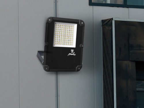 LED reflektor 50W, 7500 lm, 5000K semleges fehér, IP66, fekete - LF4024N