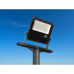   LED reflektor 100W, 15000 lm, 5000K semleges fehér, IP66, fekete - LF4025N
