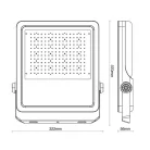 LED reflektor 150W, 22500 lm, 5000K semleges fehér, IP66, alumínium - LF4026S
