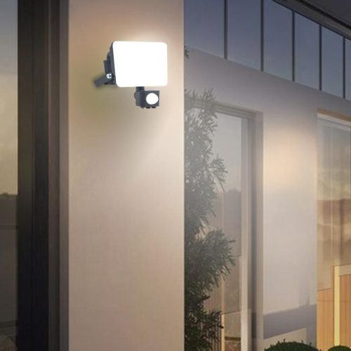 LED Reflektor mozgásérzékelővel 10W 4000K IP44 109x122x84mm - LF7021S
