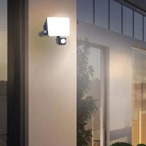 LED Reflektor mozgásérzékelővel 10W 4000K IP44 109x122x84mm - LF7021S