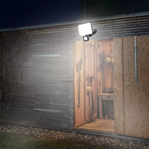 LED Reflektor mozgásérzékelővel 30W 4000K IP44 163x155x76mm - LF7023S