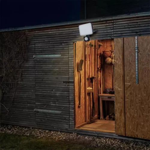 LED Reflektor mozgásérzékelővel 30W 4000K IP44 163x155x76mm - LF7023S