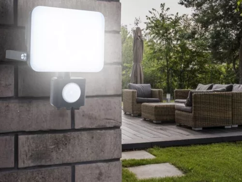 LED Reflektor mozgásérzékelővel 30W 4000K IP44 163x155x76mm - LF7023S