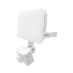   LED Reflektor 10W 950lm Természetes fehér 4000K Fehér PIR IP44 - LF7121S