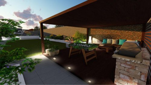 LED padlóvilágítás 0,6W DC12V, 40 lm, IP67, természetes fehér, fém, 30x30x26mm - LFL112S