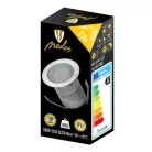 LED padlóvilágítás 0,6W DC12V, 40 lm, IP67, természetes fehér, fém, Ø30x26mm - LFL112