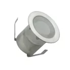 LED padlóvilágítás 0,6W DC12V, 40 lm, IP67, természetes fehér, fém, Ø30x26mm - LFL112