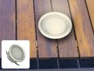 LED padlóvilágítás 0,4W DC12V, 40 lm, IP67, természetes fehér, fém, 30x30x26mm - LFL113
