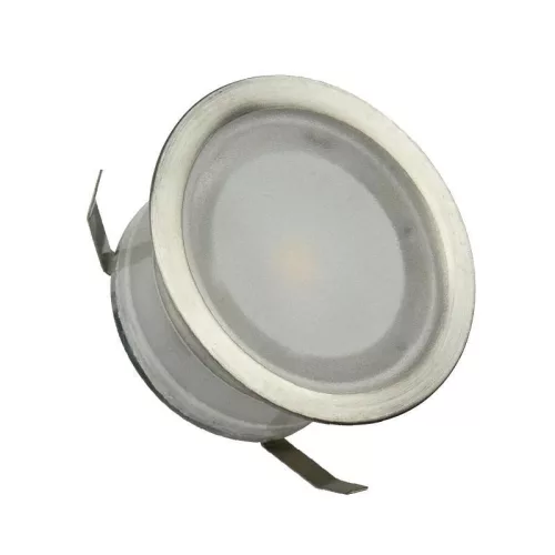 LED padlóvilágítás 0,4W DC12V, 40 lm, IP67, természetes fehér, fém, 30x30x26mm - LFL113