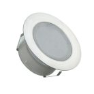 LED padlóvilágítás 1,5W, 110 lm, 2800K meleg fehér, IP67, Ø60x26 mm - LFL114