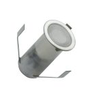 LED padlóvilágítás 0,4W DC12V, 7 lm, IP67, természetes fehér, fém, Ø18x26mm - LFL120