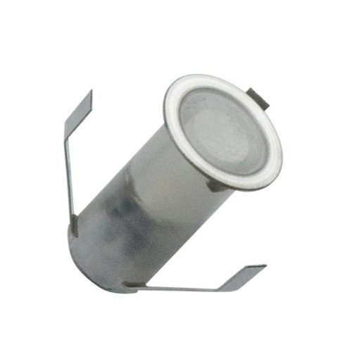 LED padlóvilágítás 0,4W DC12V, 7 lm, IP67, természetes fehér, fém, Ø18x26mm - LFL120
