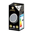 LED padlóvilágítás 0,6W DC12V, 6 lm, IP67, természetes fehér, fém, Ø30x13,5mm - LFL121
