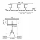 LED padlóvilágítás 0,6W DC12V, 6 lm, IP67, természetes fehér, fém, Ø30x13,5mm - LFL121