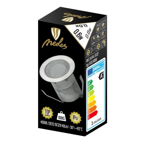 LED padlóvilágítás 0,6W / IP67 FL103 / 4000K - LFL122