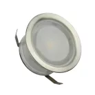 LED padlóvilágítás 0,4W DC12V, 59 lm, IP67, természetes fehér, fém, Ø39,5x20mm - LFL123